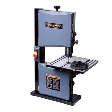 【得擘】POWERTEC 帶鋸機 9吋 桌上型帶鋸機 立式帶鋸機 桌上型帶鋸機  木材切割 最深可鋸9公分 單機含鋸條