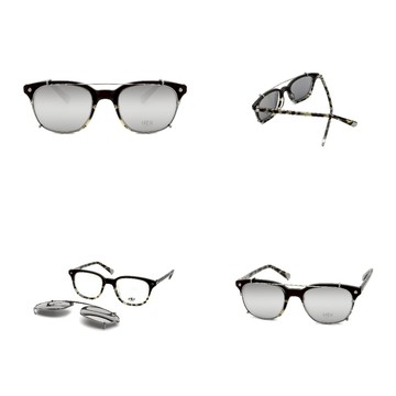 HEX Eyewear Abnale 光學眼鏡配前掛墨鏡 | 太陽眼鏡 | 義大利製 | 膠框