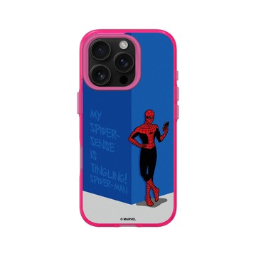 iPhone 16 Pro Clear 粉漾桃 - 蜘蛛人 Spider-man - 蜘蛛人 - 蜘蛛感應
