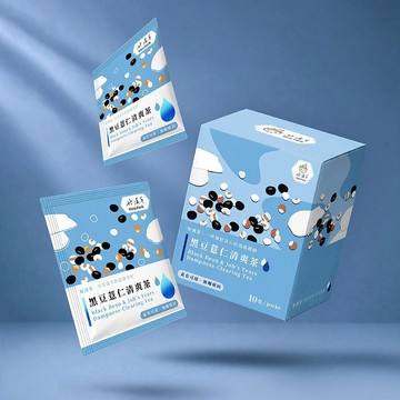好漢草好漢茶-黑豆薏仁清爽茶 (10入盒裝) 黑豆醇香清爽順喉 穀韻悠長溫潤回甘 天然草本漢方日常養生 無咖啡因立體茶包