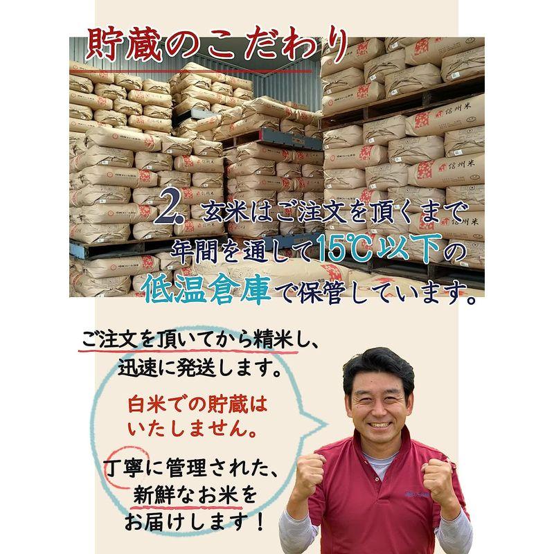 5分づき残留農薬不検出 信州産 こしひかり 20kg（5kg×4） 令和4年産 《受注精米》 米 お米 コメ 精米 長野県 信州ファーム荻原