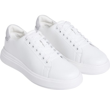 CALVIN KLEIN CUPSOLE LACE UP LEISURE 平底鞋 白色女款鞋子