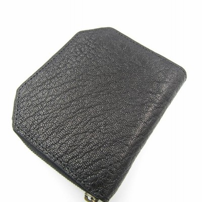 ポスタルコ ジオロジーゴートスキン  コインケース POSTALCO | Geology Goatskin Long Card & Coin Wallet | Black