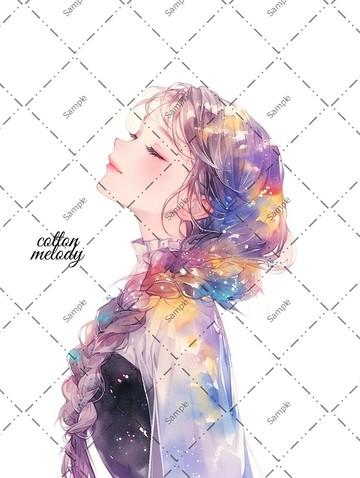 original sticker no.1547 人物貼紙 原創貼紙 人物貼紙 女孩貼紙 原創人物貼紙