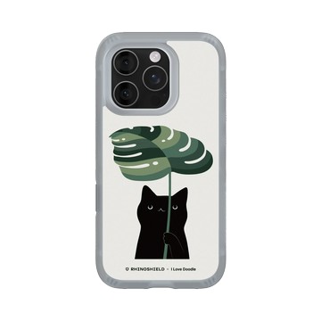iPhone 16 Pro AirX 流變灰 - ilovedoodle (Lim Heng Swee) - Cat and Plant - Umbrella