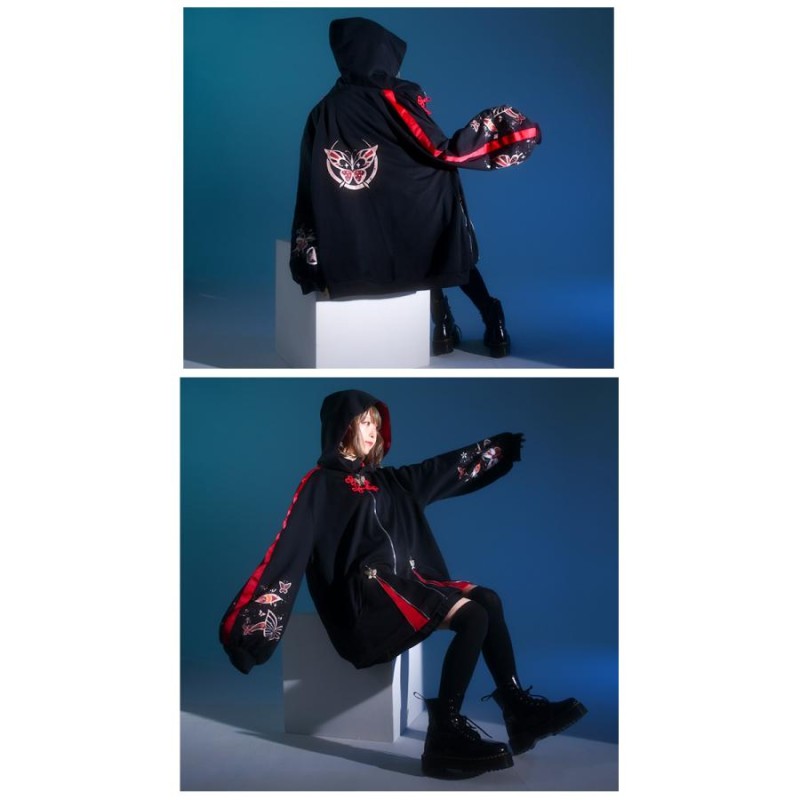 【日本未入荷】TELFAR カモフーディー チョコレートで魅せる Favoriteオリジナル尾崎ドミノさんデザインコラボ 中華×蝶