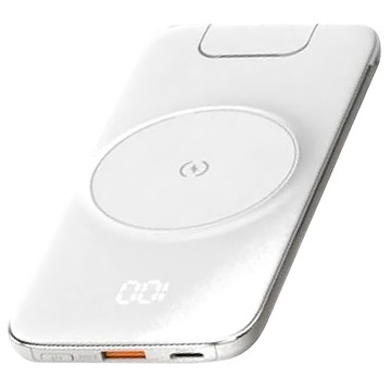 ONAIR 第二代快充無線充電行動電源 10000mAh 磁吸款 白色  P2