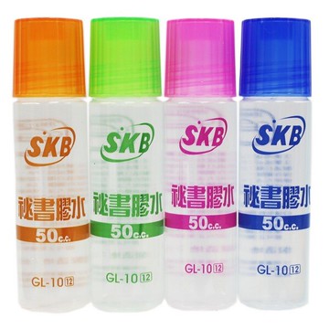 SKB 膠水 GL-10 秘書膠水 約50ml 台灣製造/一瓶入(定12) -文