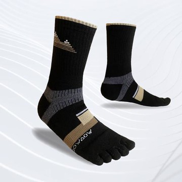 【WOAWOA】SPORTWOOL極致速乾羊毛五趾襪-高筒 | 單雙 (羊毛登山襪 登山五趾襪 五指襪 除臭襪)