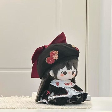 臺灣出貨 20cm娃衣 20公分棉花娃娃衣服 連巧心莓莓可愛洛麗塔裙玩偶衣服換裝