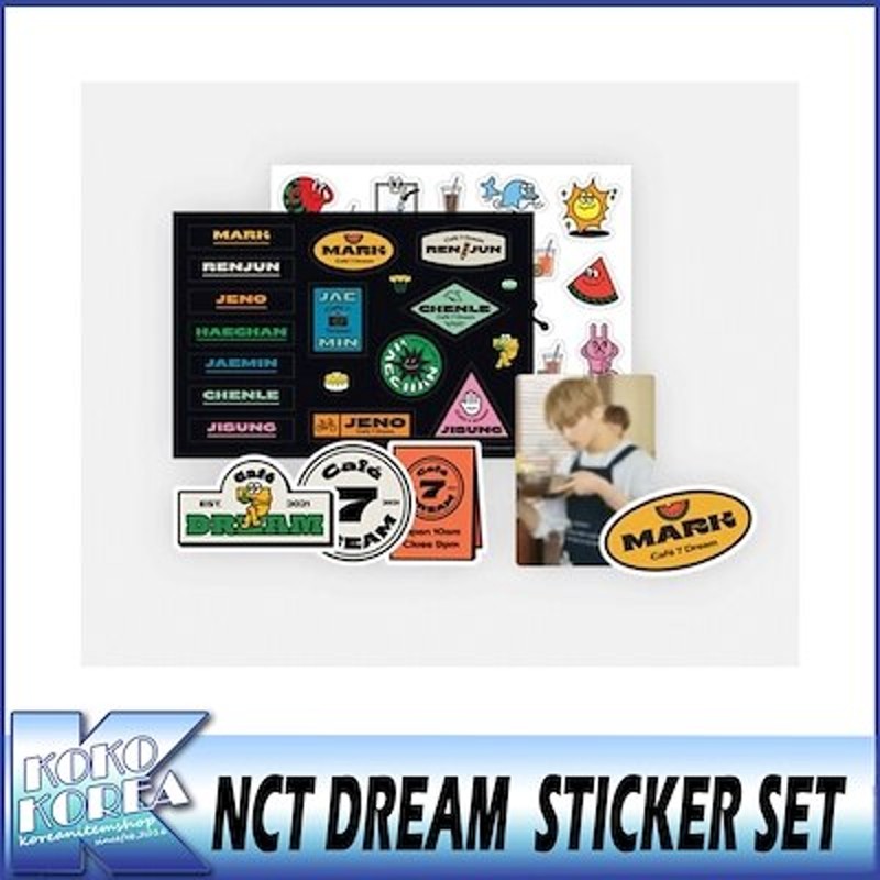 NCT DREAM STICKER SET - Café 7 DREAM ステッカーセット 通販 LINEポイント最大1.0%GET |  LINEショッピング