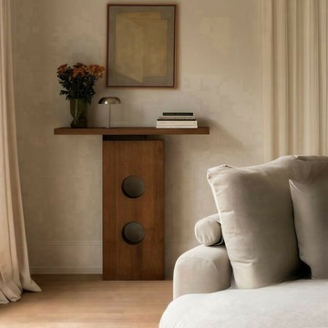 免運 可開票 工廠直銷 中古侘寂風實木玄關臺簡約現代客廳隔斷置物架入戶玄關桌玄關櫃 快速出貨DDD1111