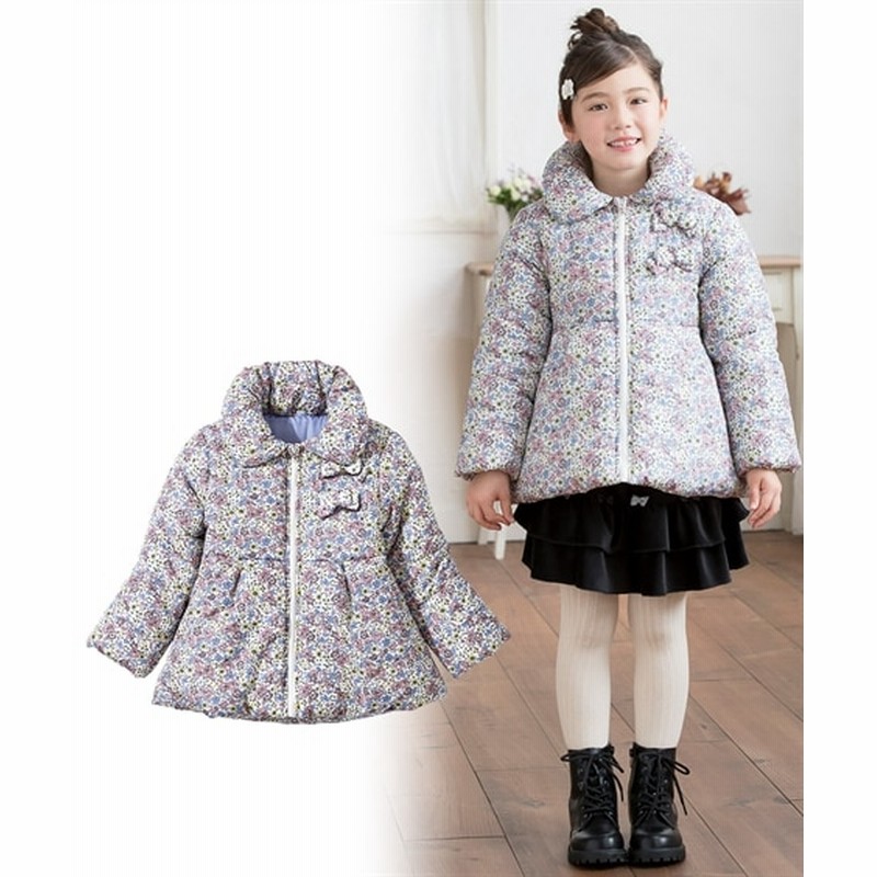 リボン付aラインコート 女の子 子供服 ジュニア服 ベスト Kid S Vest 通販 Lineポイント最大10 0 Get Lineショッピング