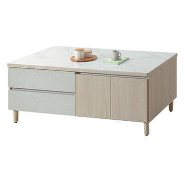 文創集 馬蘭亞4.3尺開門二抽大茶几-130x70x50cm免組