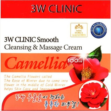 韓國3W山茶花臉部SPA雙效卸妝按摩霜-300mL [53758]