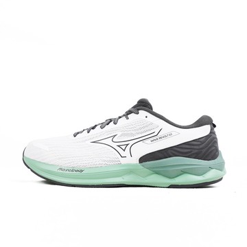 Mizuno Wave Revolt 3 男 慢跑鞋 運動 休閒 一般型 路跑 緩震 白綠 [J1GC248104]