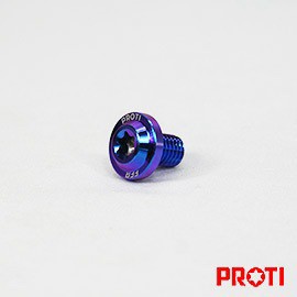 【台南新發車業】PROTI YAMAHA後視鏡塞螺絲 M8L12-RSU01(反牙/逆牙) 鈦螺絲 飛碟頭 鈦合金螺絲