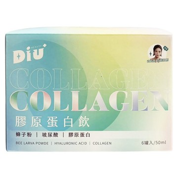 DiU 膠原蛋白飲 6瓶  1個  300ml