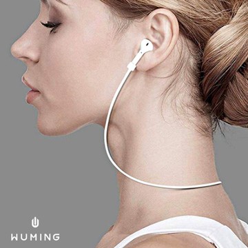 磁吸 防丟 Airpods Pro 矽膠掛繩 運動 健身 跑步 聽歌 外出 蘋果 防丟 防滑 『無名』 Q11110