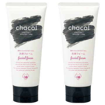 chacol 木炭酵素洗面乳  130g  2條
