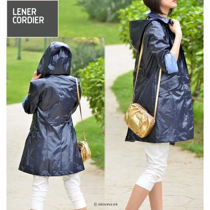防水 トレンチコート ネイビー レディース フード 付き フランス ブランド レネール おしゃれ アウター レインコート 秋 春 コート 30代 40代 通販 Lineポイント最大0 5 Get Lineショッピング