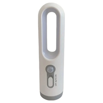 INTOPIC 廣鼎 2合1手電筒人體感應夜燈  白色