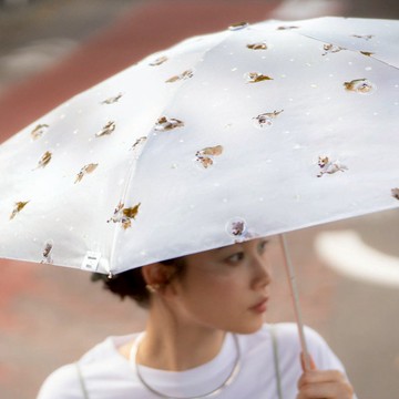 聯名宇宙飛行犬遮光降溫傘-多色 藍