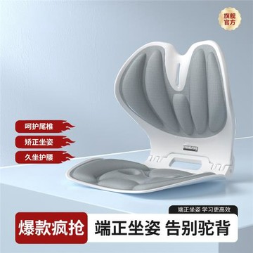 人體工學護腰坐墊坐姿矯正椅子墊辦公室腰靠背靠坐姿椅久坐神器