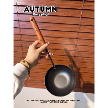 日上三甘長柄潑油小鍋熱油淋油燒油專用神器長柄手持煎鍋炸燒澆