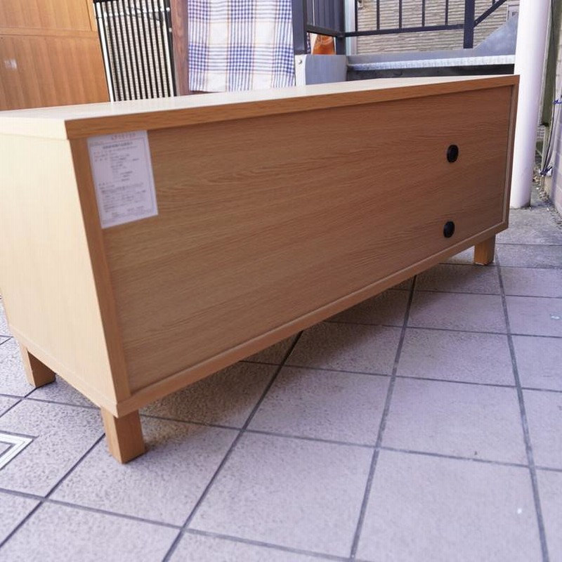 無印良品 MUJI オーク材 TVボード テレビボード ローボード AVラック