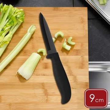 《KELA》Acida不沾蔬果刀-黑9cm-- 小三德刀 削皮刀