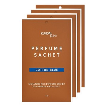 KUNDAL 昆黛爾 經典衣物香氛袋 4包  1個  80g  藍海棉花香