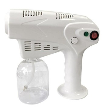 500MLUSB無線充電手持無線充電藍光納米霧化消毒槍噴霧槍 全館8折~~上市