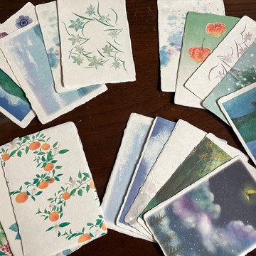 【瑕疵品】和紙明信片 特惠5張組