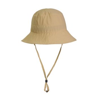 【WILDLAND荒野】中性抗UV可收納漁夫帽白卡其