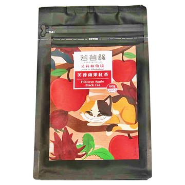 芳茗錄 艾莉絲仙境系列 芙蓉蘋果紅茶  5g  12包  1袋