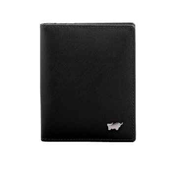 BRAUN BUFFEL HOMME-M系列10卡薄型名片夾黯黑