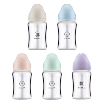 小獅王辛巴 simba 蘊蜜質金玻璃寬口防脹氣奶瓶180ml(多款可選)
