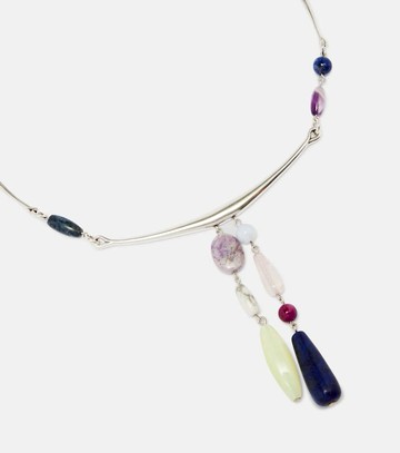 Isabel Marant Mahi embellished pendant necklace