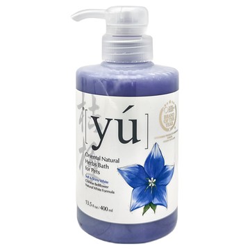 yu 東方森草 白毛寵物沐浴乳  400ml  1瓶