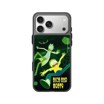 iPhone 17 Pro Max Clear (相機按鈕) 酷墨灰 - 瑞克和莫蒂 Rick and Morty - 瑞克和莫蒂-多元宇宙