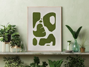 綠色紋理牆面藝術 | 綠色紋理藝術 | 綠色紋理藝術 | 綠灣 6