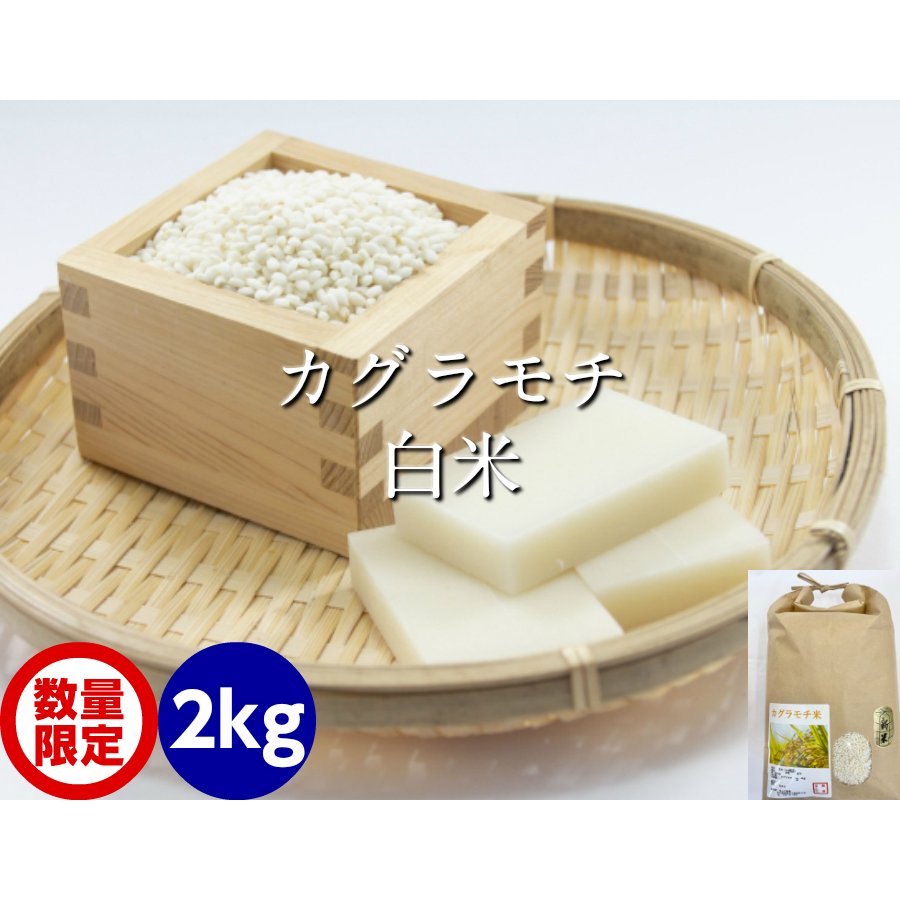 令和4年産 新米 カグラモチ 白米 2kg