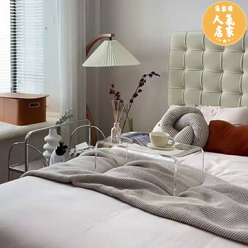 茶几 茶几桌 客廳桌 客製化透明壓克力飄窗台歐式現代榻榻米矮桌網紅家用簡約茶桌邊角炕茶几