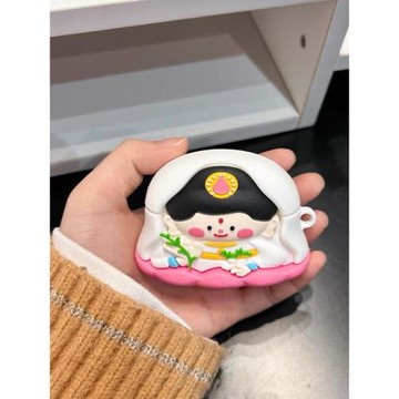 創意惡搞佛祖觀音適用AirPodsPro保護套1/2代蘋果無線藍牙耳機殼AirPods3代新款pro2防摔硅膠軟殼防摔5代情侶