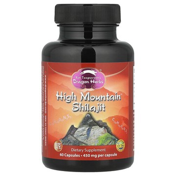 Dragon Herbs, High Mountain™ 喜來芝，450 毫克，60 粒膠囊