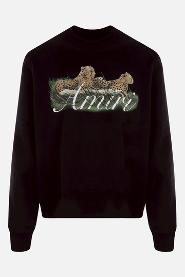 AMIRI Cheetah jersey sweatshirt Man