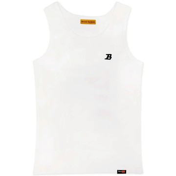 BORNRICH BR0051 HEAVY RIB TANK TOP 重磅螺紋 背心 (白色)