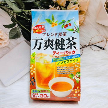 日本 長谷川 萬爽健茶 100%國產原料使用 冷泡、熱泡都可以 8g*30包入｜全店$199免運