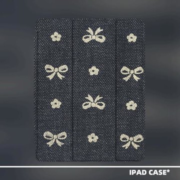 原創小眾創意復古蝴蝶結適用11代2025款air6ipadpro11寸三折ipad殼防彎亞克力平板殼10.2寸air4/5mini6帶筆槽